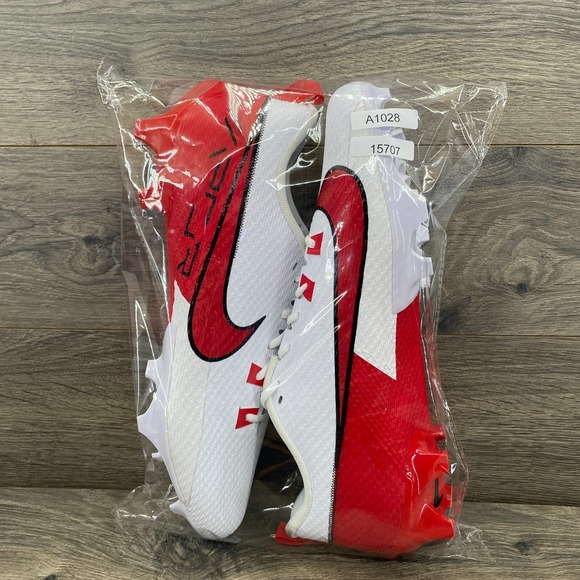 Nike Vapor Edge Speed 360 2 TB Football Cleats Mens Size 16 White Red FQ4045-102 main image 11